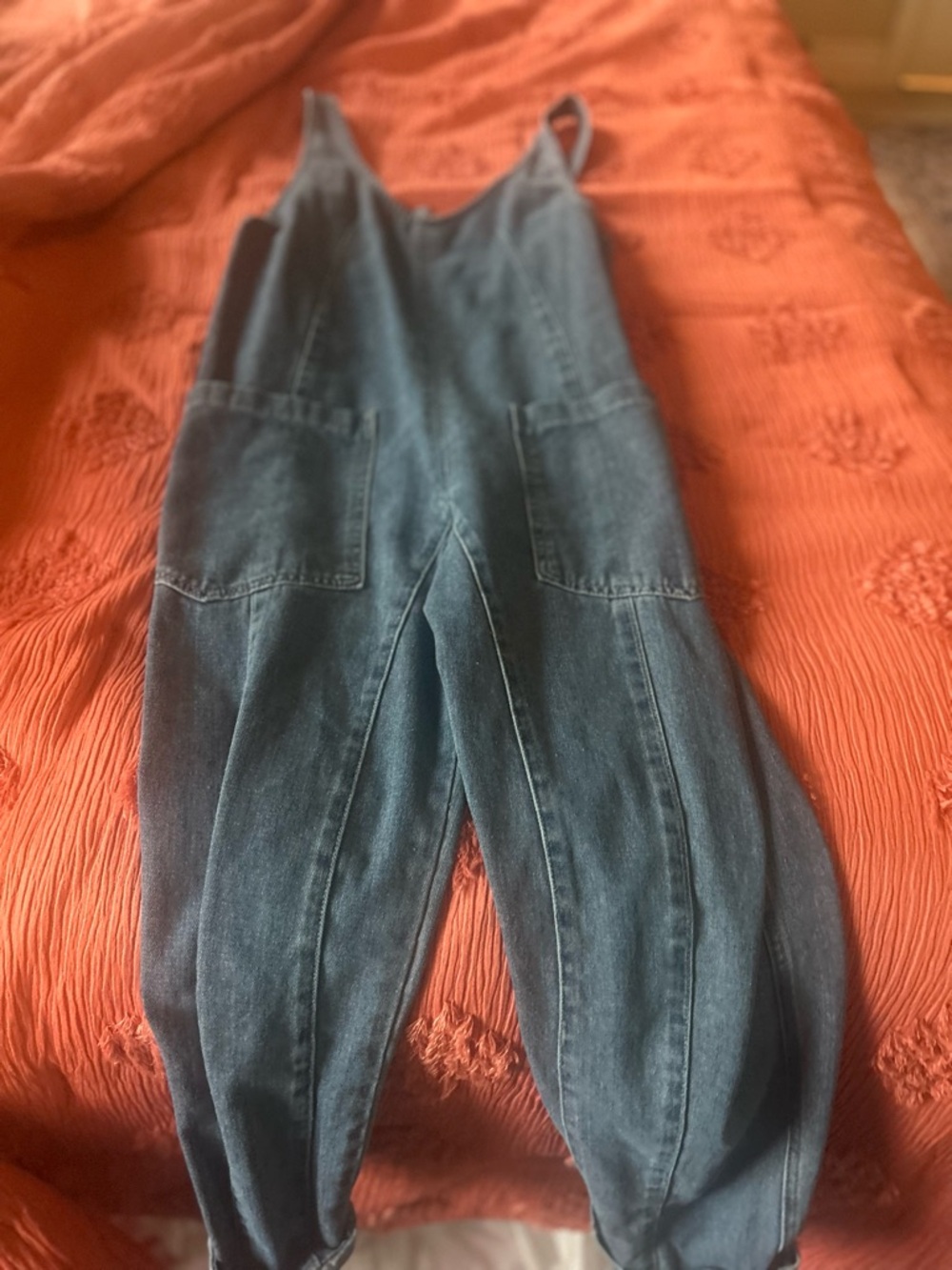 Denim Blue Women's Jumpsuit Romper